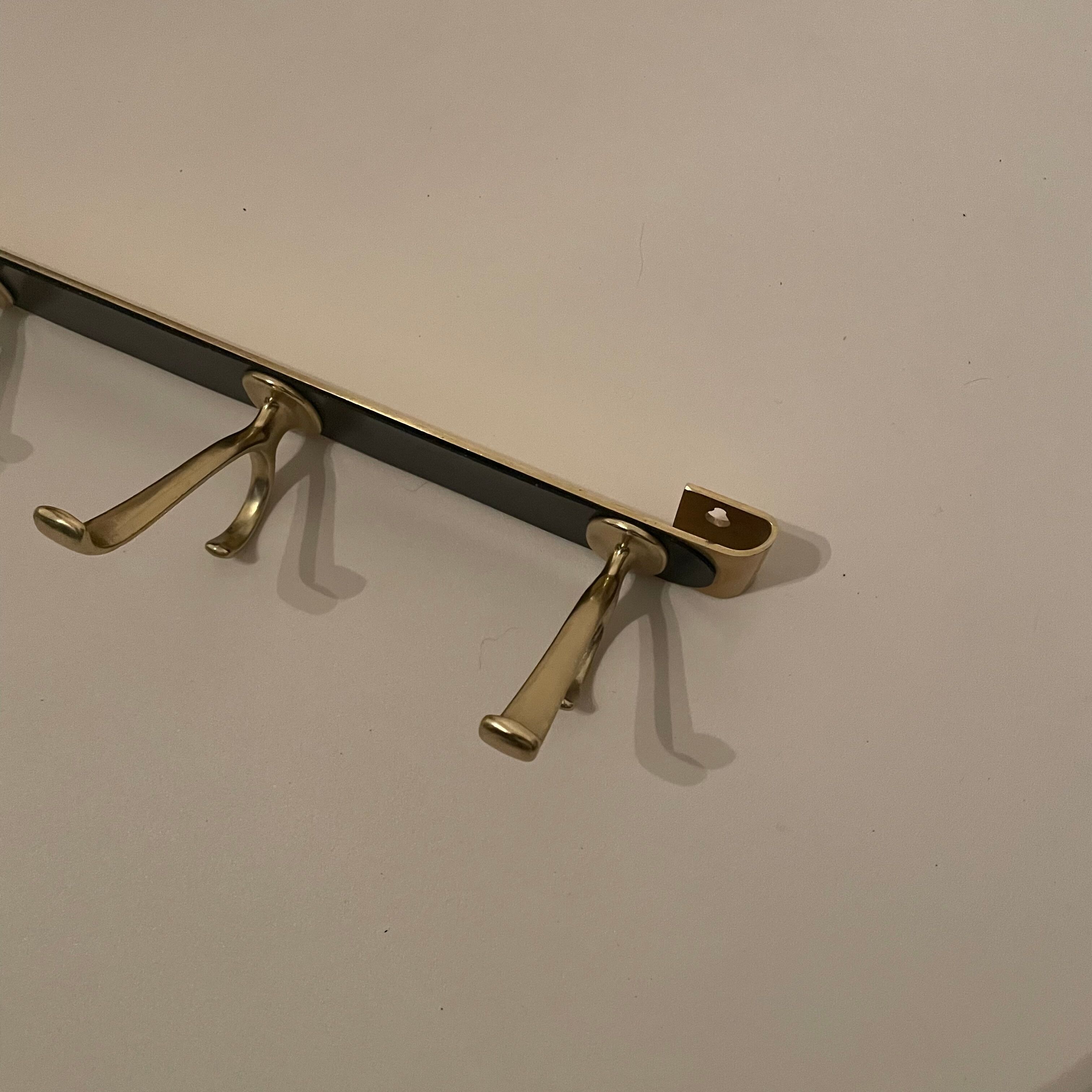 Regency style wall coat rack