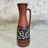 Large West Germany ceramic handled vase