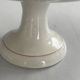 Footed compote Digoin Sarreguemines Pise, vintage earthenware