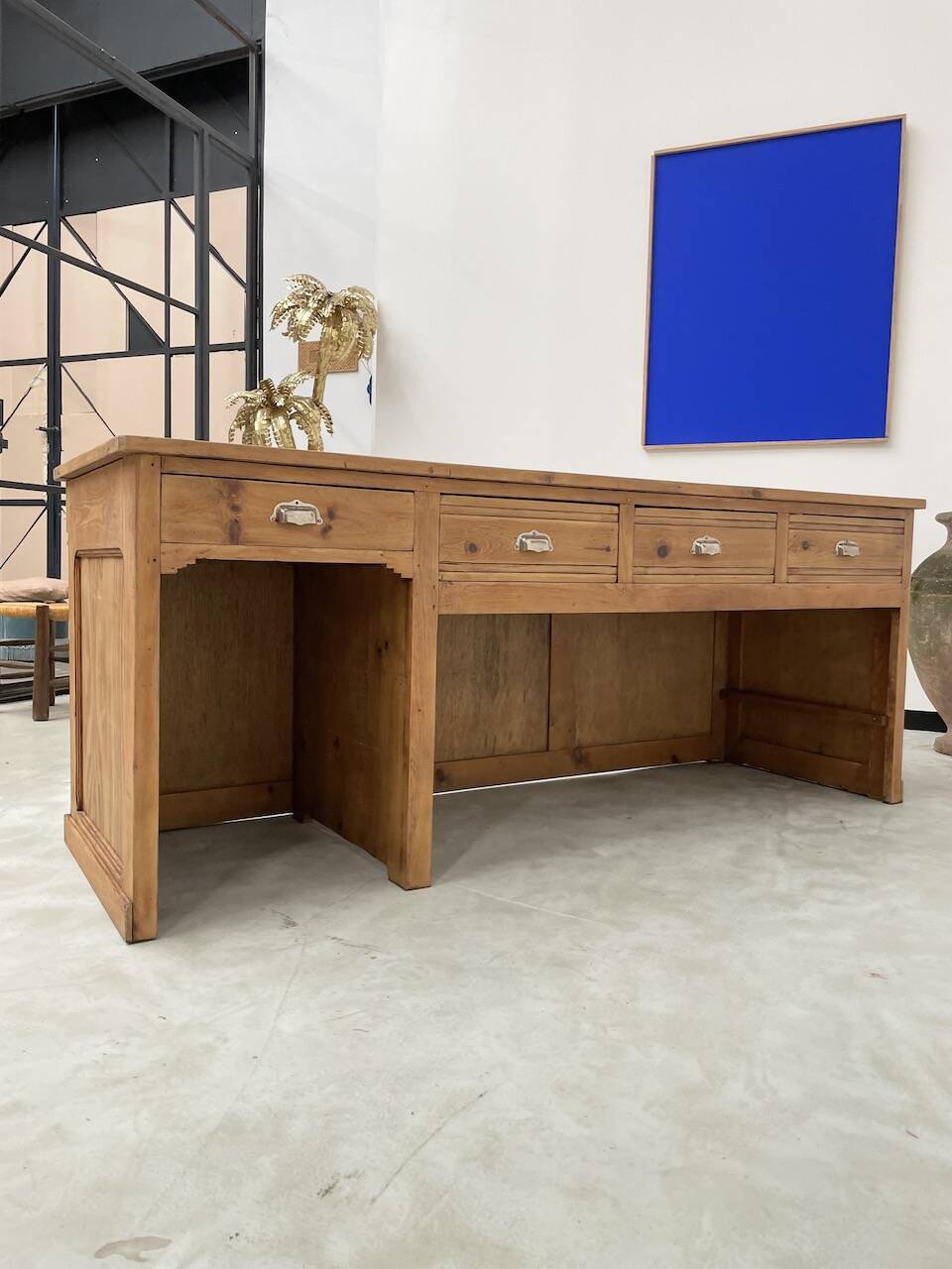 2m central island pine counter