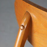 Vintage Italian Leatherette Dining Chairs, set of 3