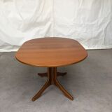 Vtg Mid Century Extending Drop Leaf Dining Gate Leg Compact Table Retro Danish