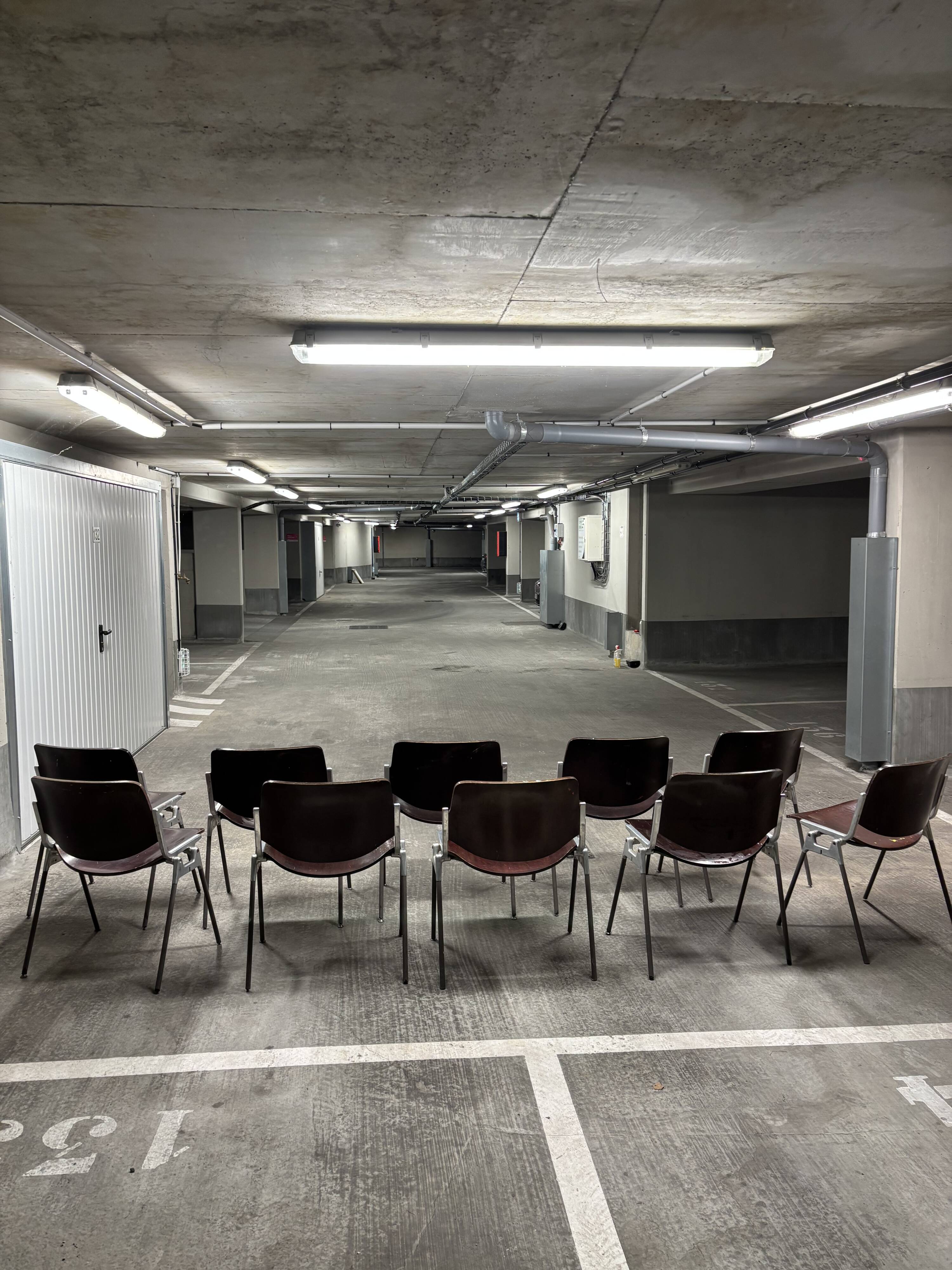 Set of 10 DSC 106 chairs by G. Piretti for Castelli.