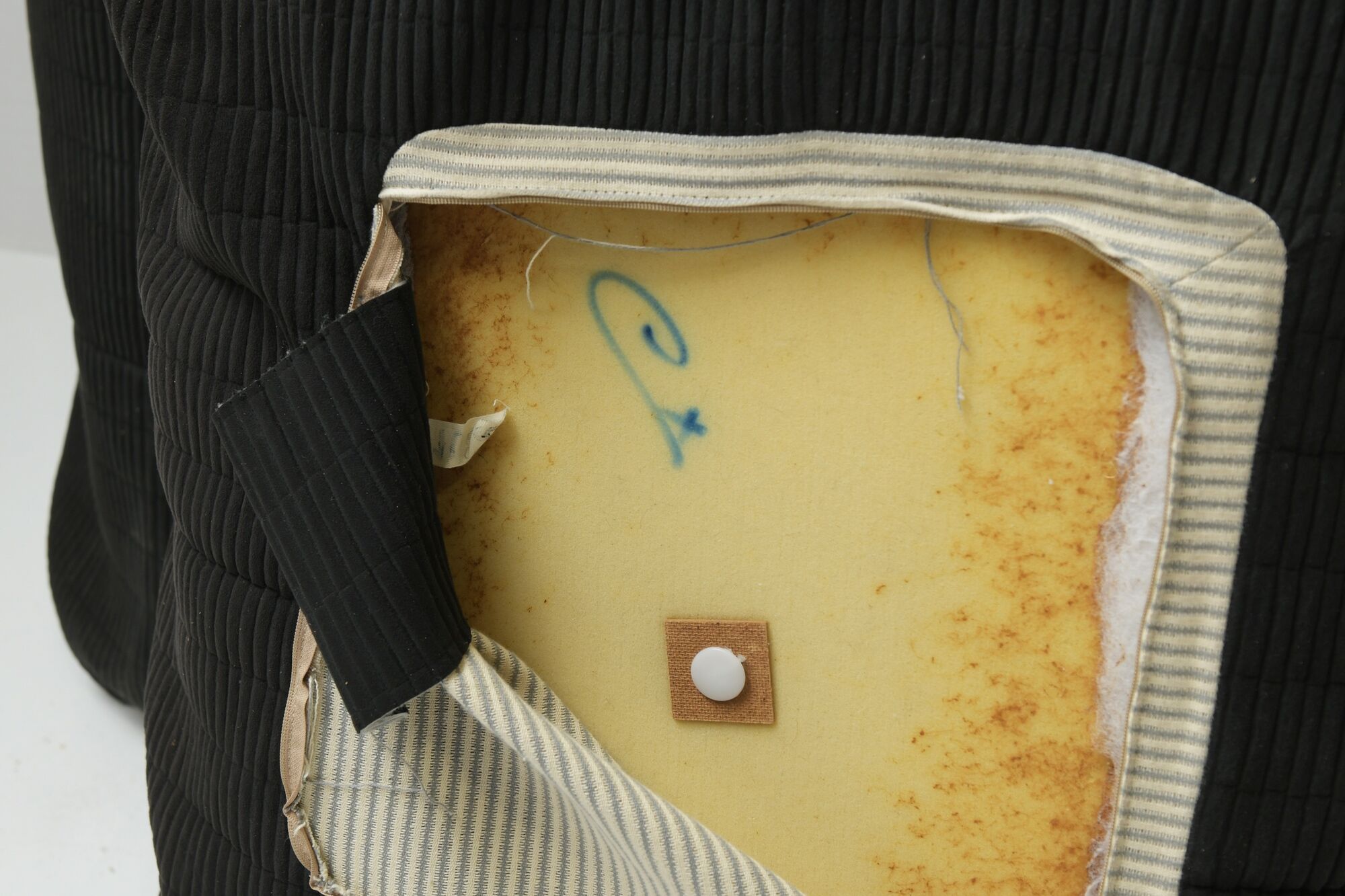 Yoko sofa in alcantara by Michel Ducaroy for Ligne Roset France