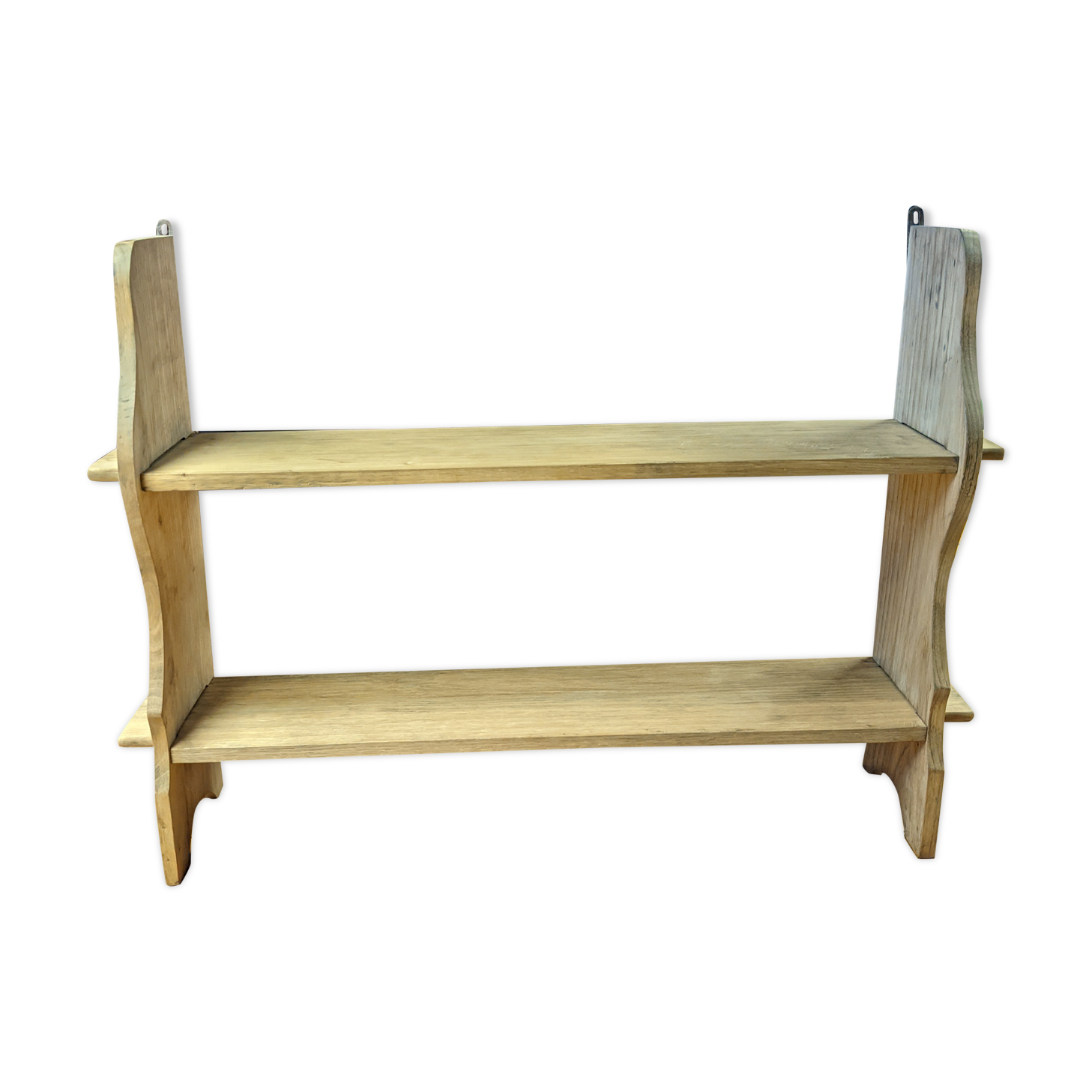 Oak wall shelf