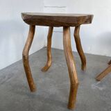 Pair of elm side tables