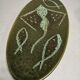 Vintage fish service NIDERVILLER , PLAT + 12 plates + sausages