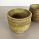Ensemble de 3 vases en céramique de studio par Piet Knepper pour Mobach Pays-Bas 1970