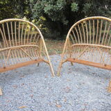 Cot basket rattan