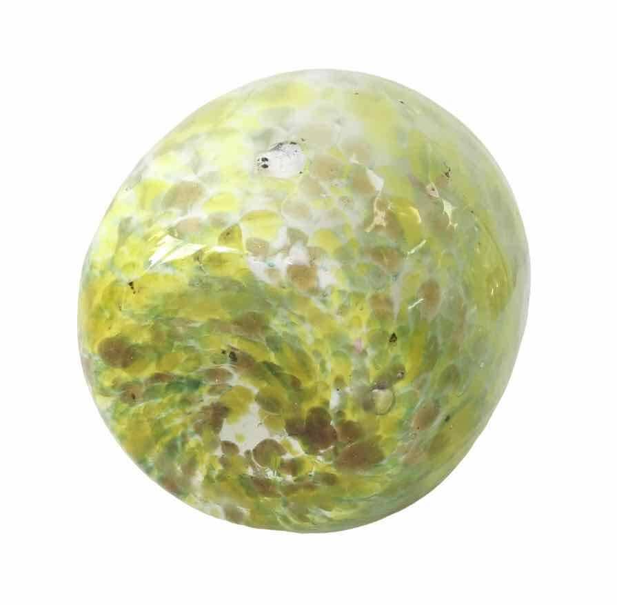 Vase Clichy 1930 verre soufflé moucheté