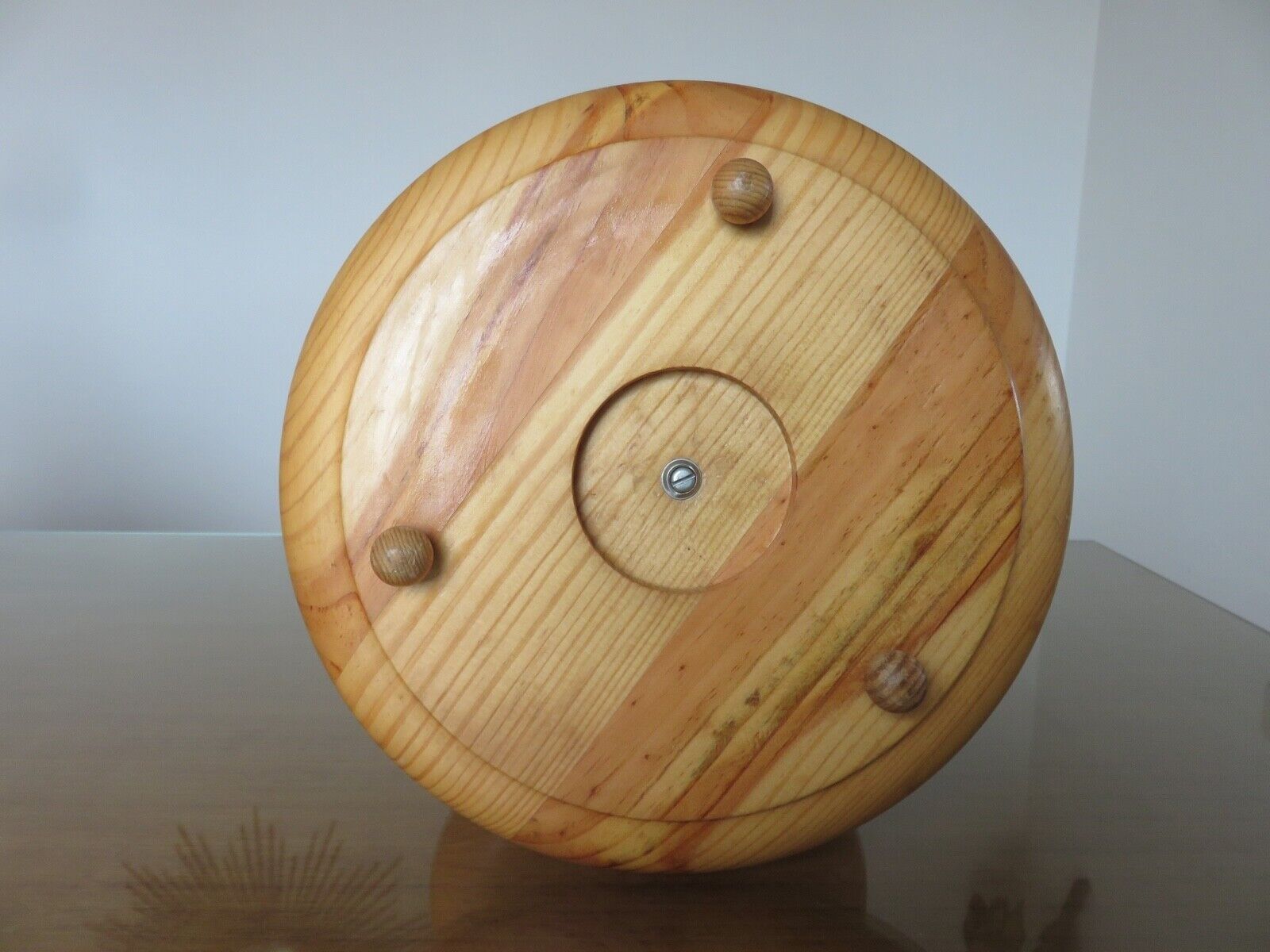 Scandinavian wooden servant 60s 70s