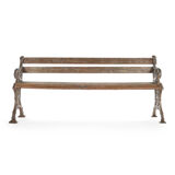 Banc en bois et fonte