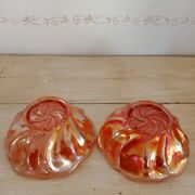 Carnival glass bowls