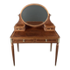 Coiffeuse de style Louis XVI en bois marqueté, XXe Siècle