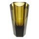 Art Deco vase, crystal, Moser, Czechoslovakia, 1930s