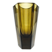 Vase Art Déco, cristal, Moser, Tchécoslovaquie, années 1930