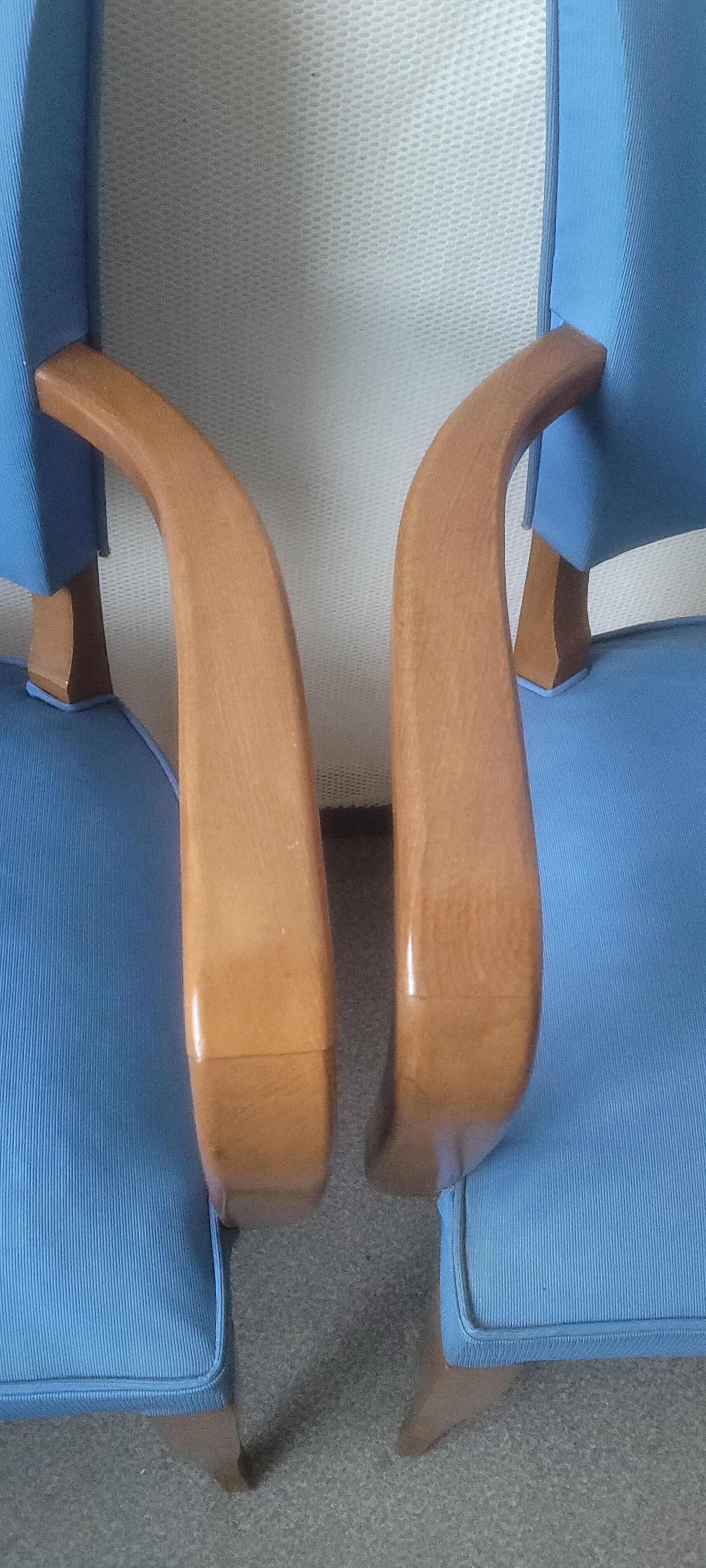 Pair of bridge armchairs