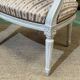 Pair of Louis XV style armchairs from the 1970s in beech.