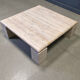 Travertine coffee table 1970s, Italy