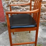 Scandinavian teak armchair from the 60s