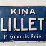 Old Lillet advertising plaque