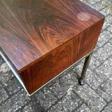 Vintage rosewood bedside table.