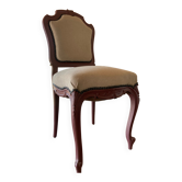 Chaise medaillon rose et beige