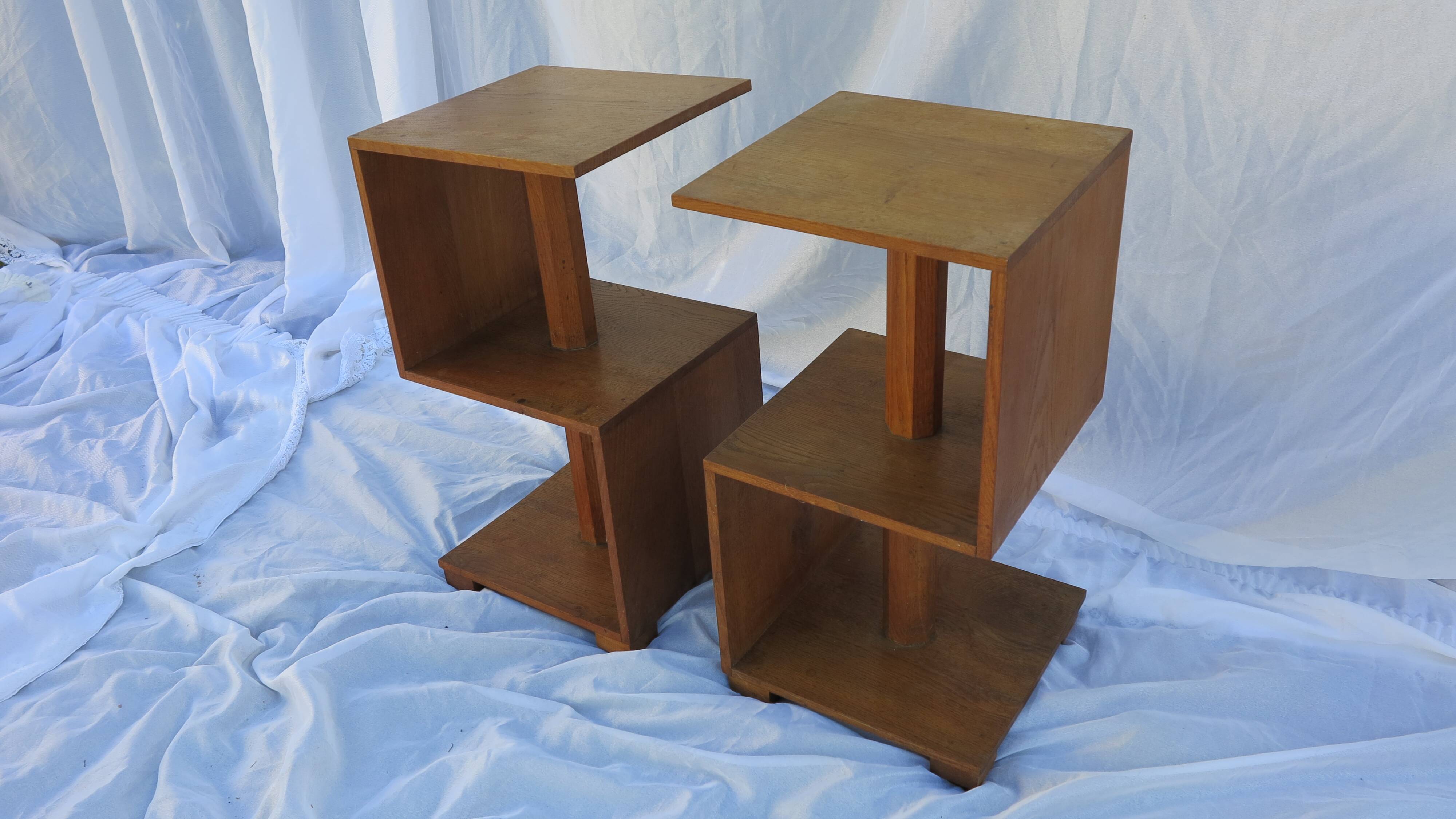 brutalist modernist bedside or sofa end area