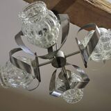 Helena Tynell bubble molded glass chandelier