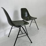 Fiberglass DSS Stacking Chairs by Ray & Charles Eames for Herman Miller, 19