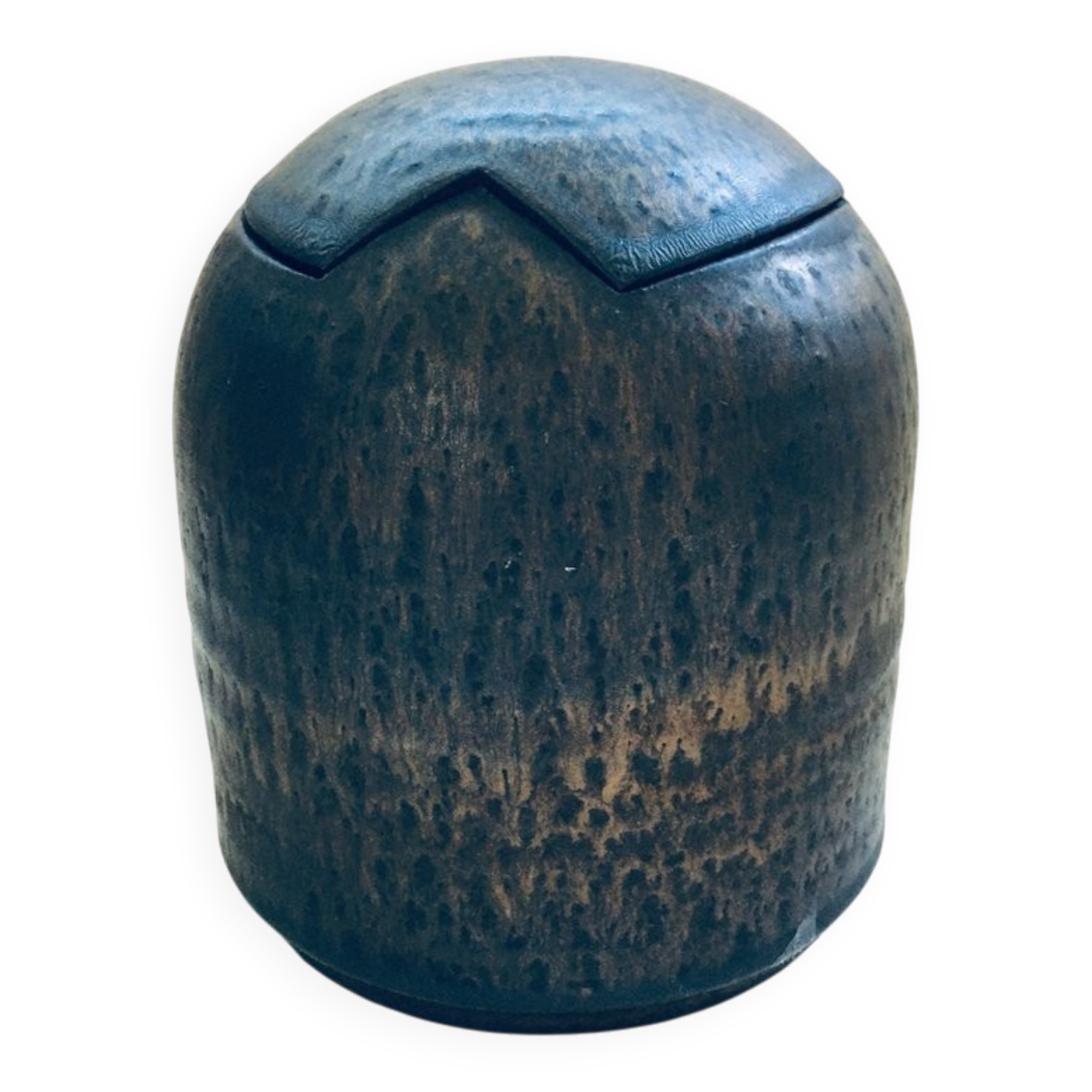 Brutalist Art Studio Pottery Lidded Jar Pot by Jaan Mobach, 1960s