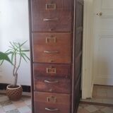 Oak drawer cabinet