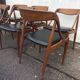 Lot 6 Scandinavian Teak chairs by Johannes Andersen Samcom Circa 1960