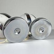 Lampes de bureau blanches du milieu du siècle, années 1960, ensemble de 2