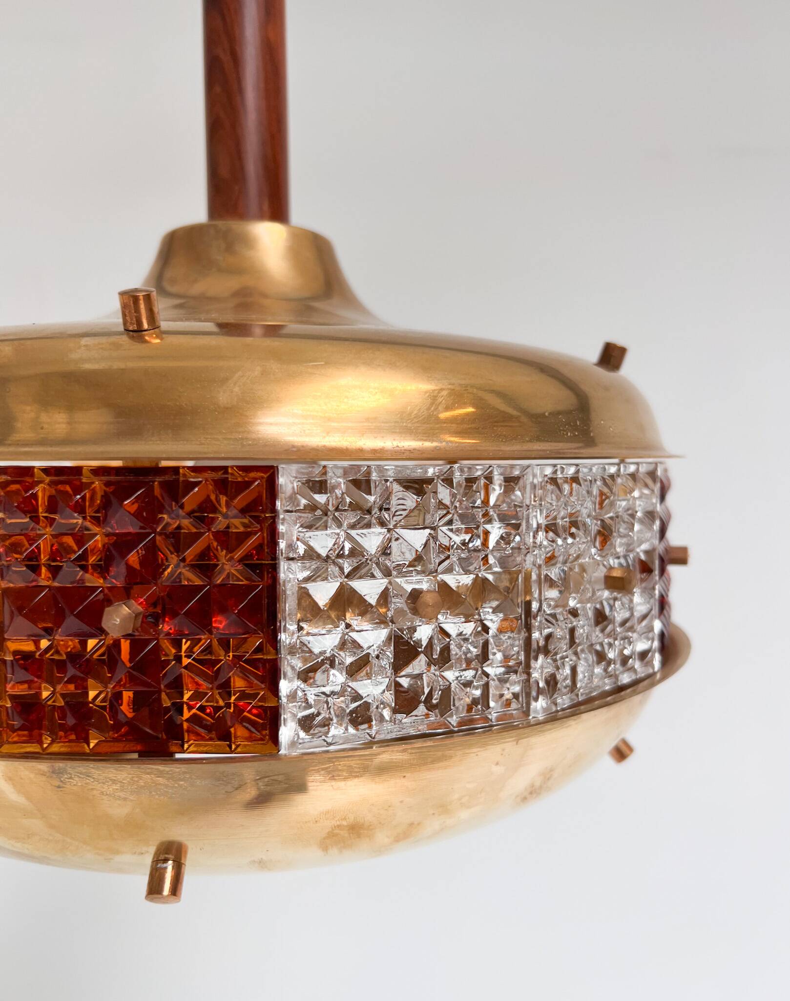 Space Age ceiling lamp by Örsjö Industri, 1960s