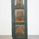 Armoire, buffet espagnol en bois vert et peintures Art populaire, XVIIIe siècle