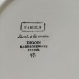 Paire d'assiettes à dessert