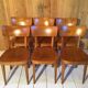 Lot 6 bistro chairs