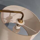 Black and brass floor lamp from the 50s