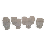 Verres ciselés 40's