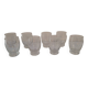 Verres ciselés 40's