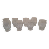 Verres ciselés 40's