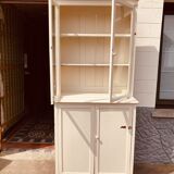 White patina glazed sideboard