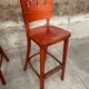 4 Bentwood bar stools 1980-90