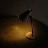 White Finnish Mid Century "9222" Table Desk Lamp by Paavo Tynell, 1940s
