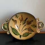 Sampigny les maranges (pottery) - glazed earth ear bowl unique model
