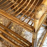 Rattan high chair