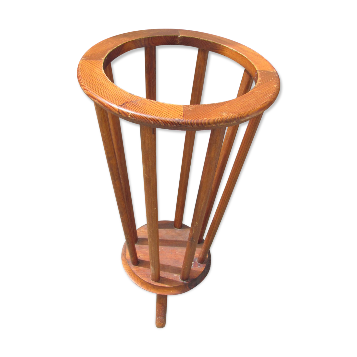 Umbrella circular wooden door  vintage