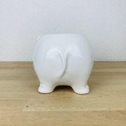 Ceramic elephant plant pot