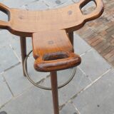 Brutalist tabouret, by Sergio Rodriguez, 70s